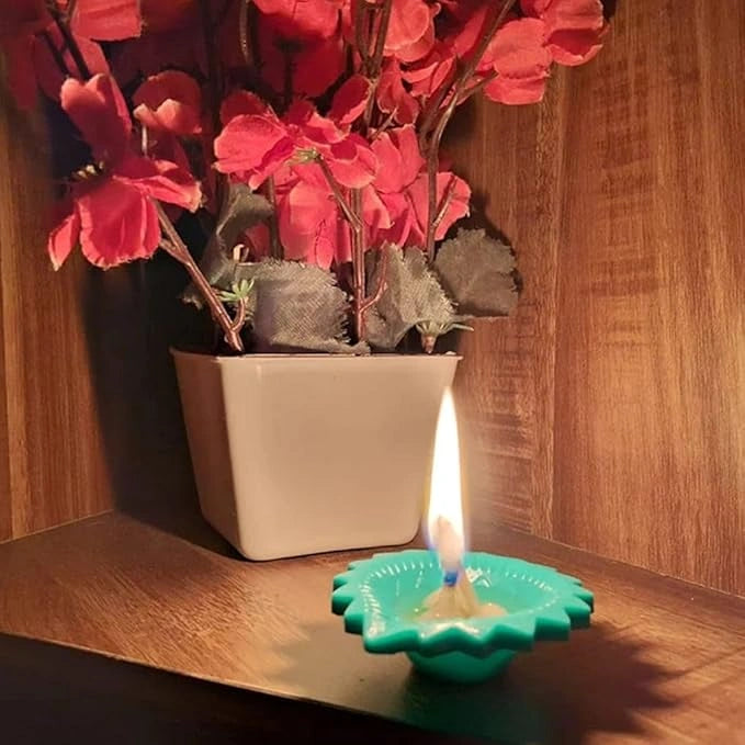 Decorative silicone diwali diya