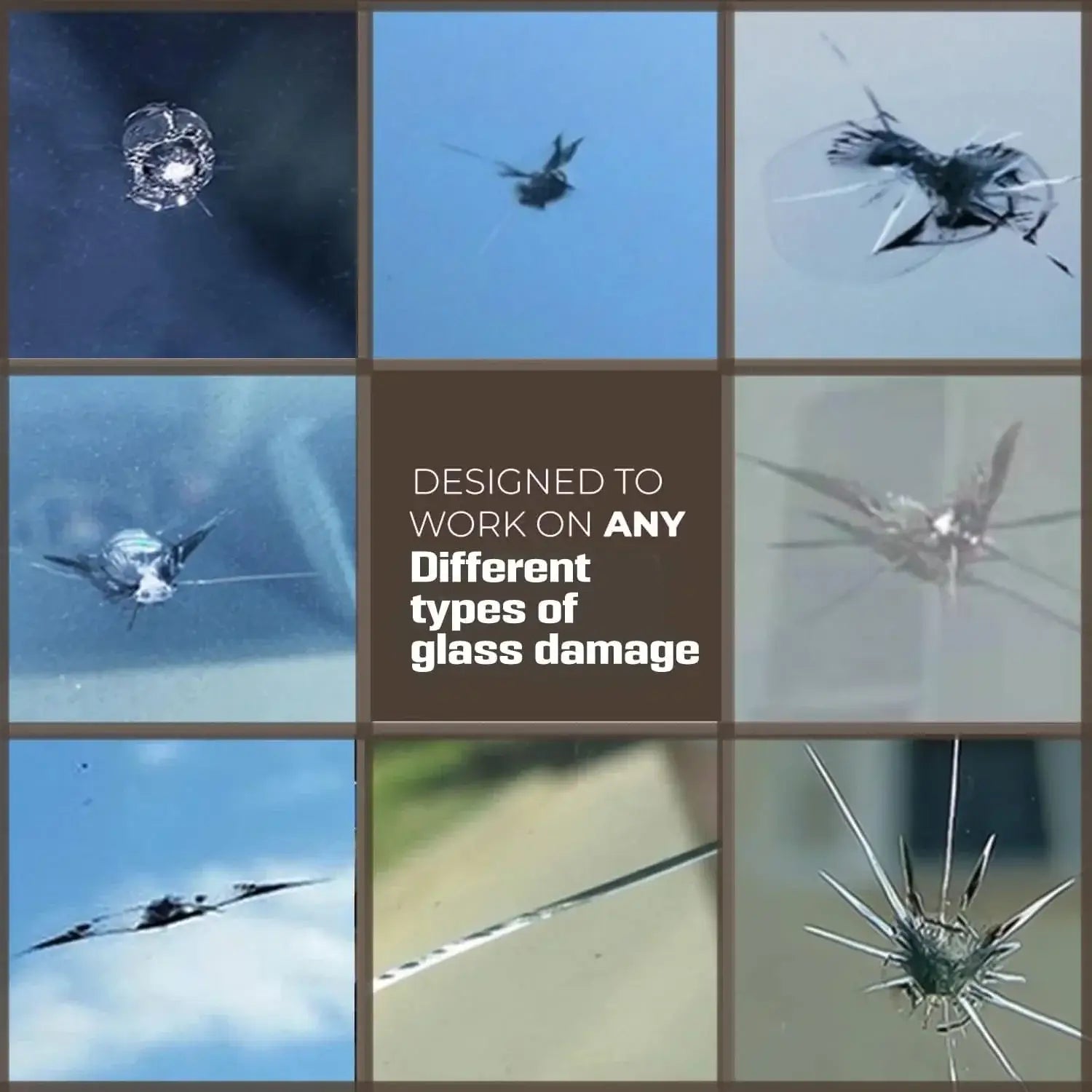 Glass repair kit (pack of 2)
