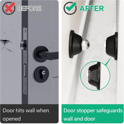 Magnetic Door Stopper – Black