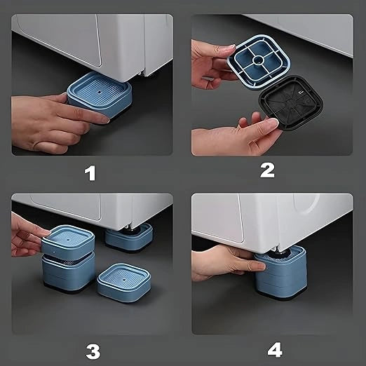 Anti-vibration appliance stabilizer pads