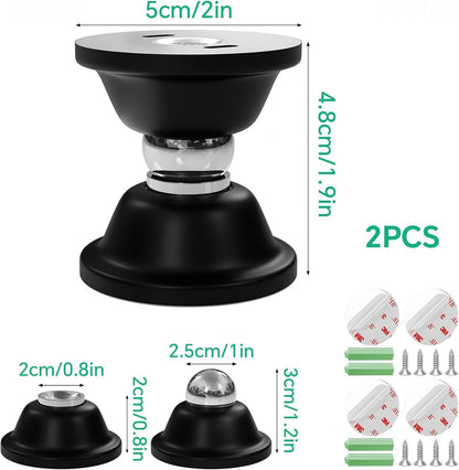 Magnetic Door Stopper – Black