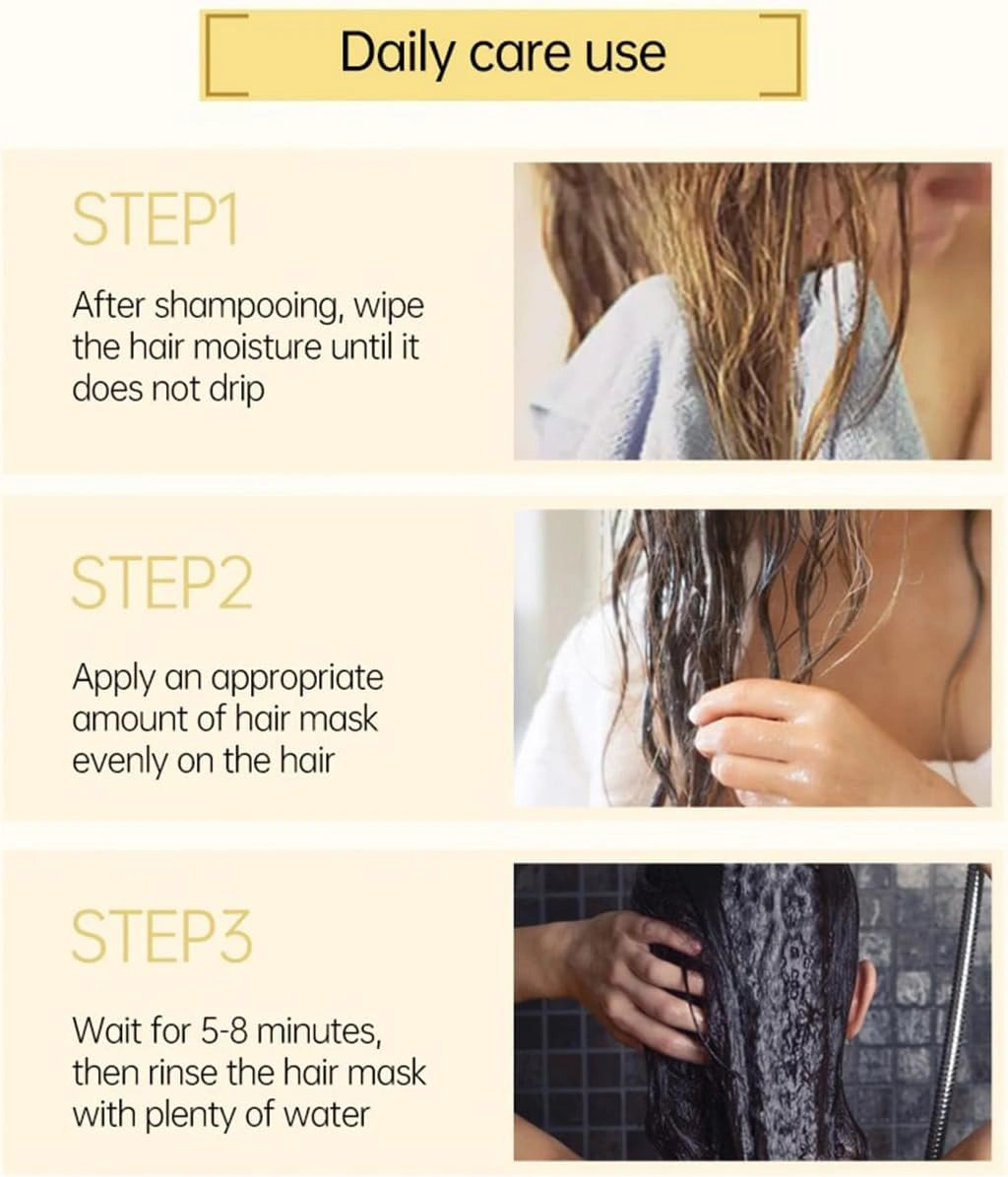 Hot dyeing hair repair mask