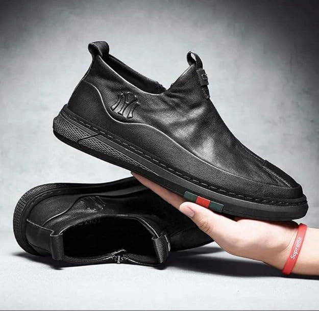 Men’s black formal slip-ons