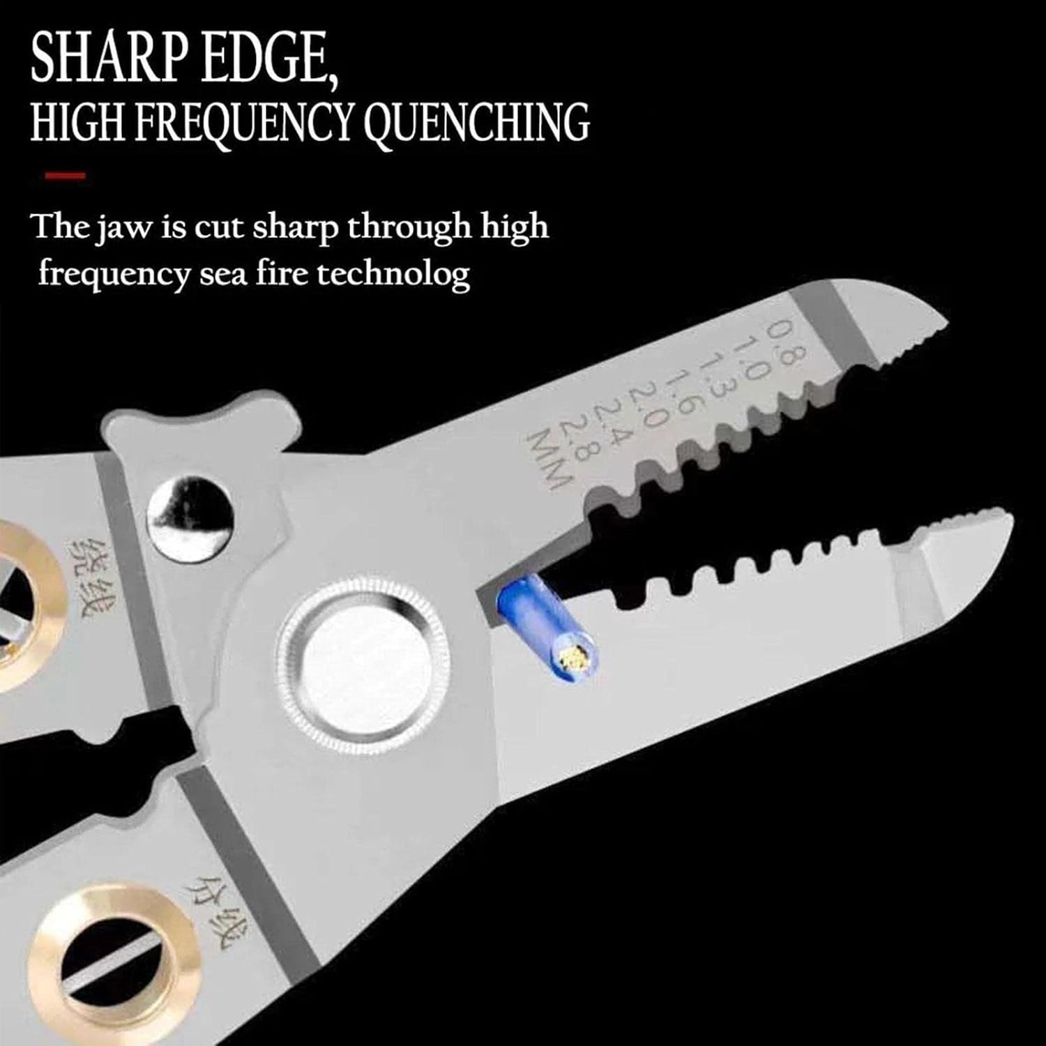 6 in 1 wire stripping pliers