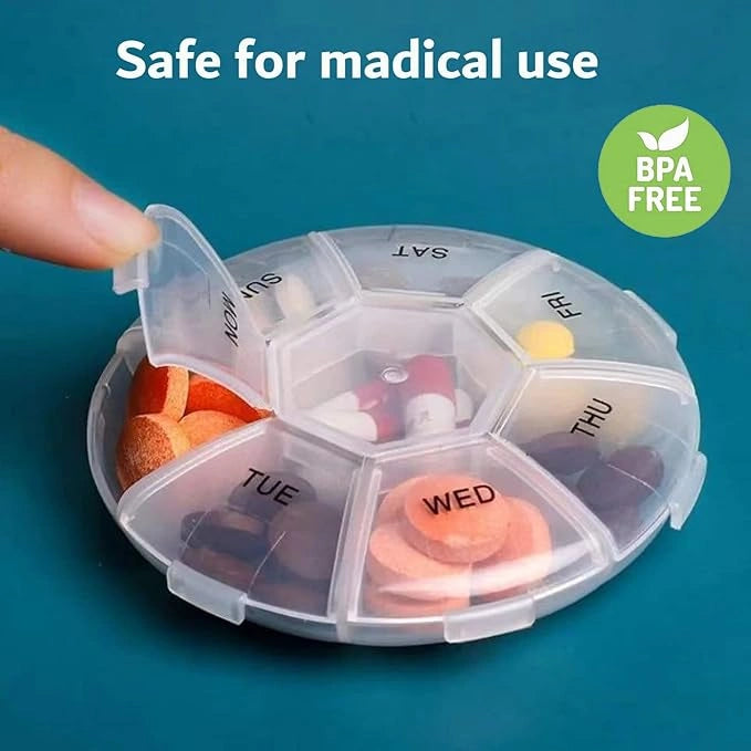 7-day portable pill organizer