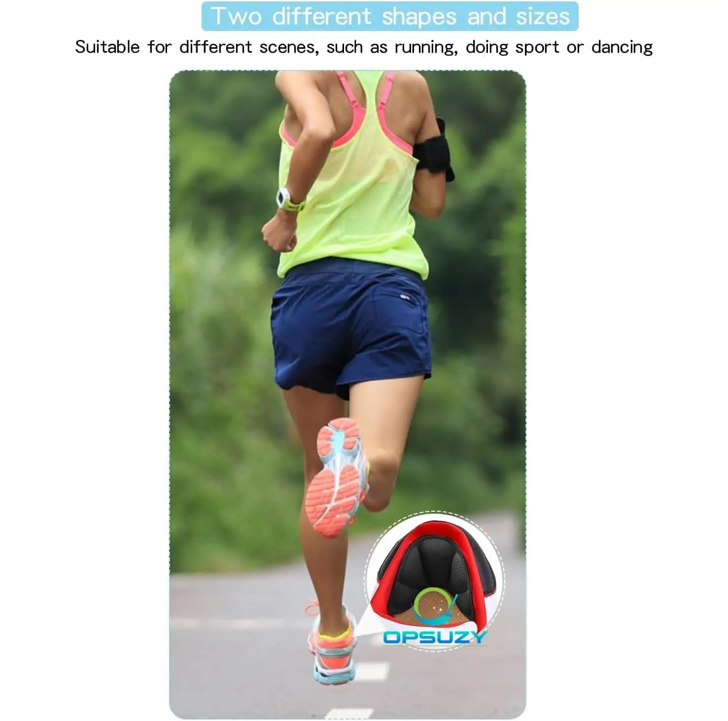 Non-slip heel cushion inserts