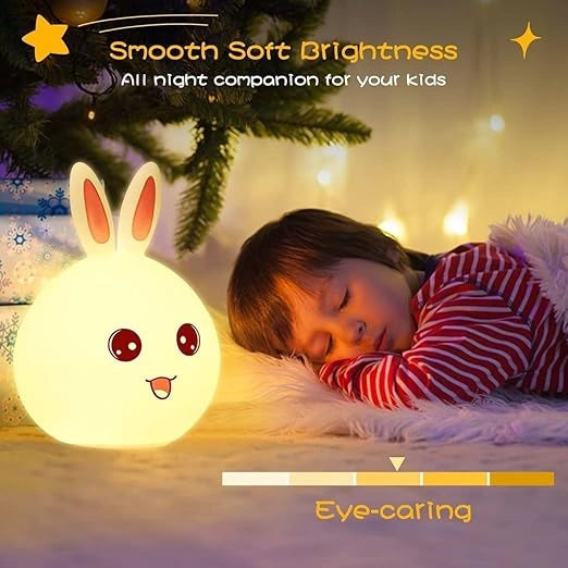 Rabbit silicone touch sensor light