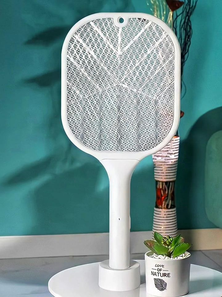 Rechargeable Mosquito Killer Racket  Electric Fly Swatter with UV Light & USB Charging Automatic Bug Zapper for Mosquitoes and Insects
