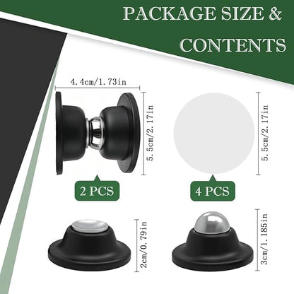 Magnetic Door Stopper – Black