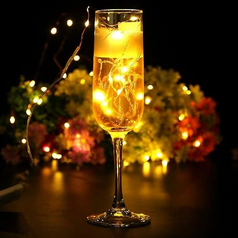Wine bottle cork lights