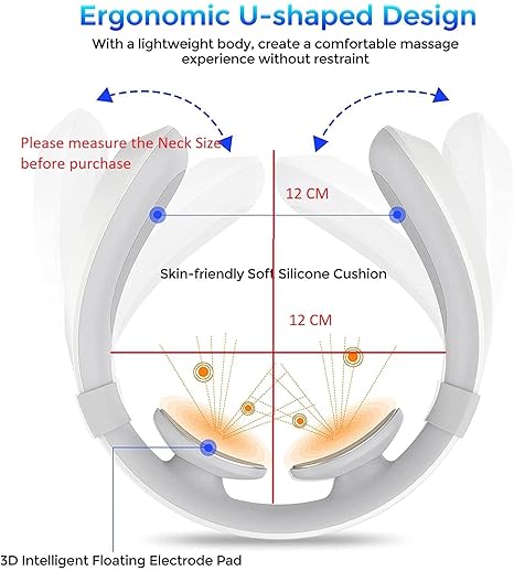 Smart electric neck massager