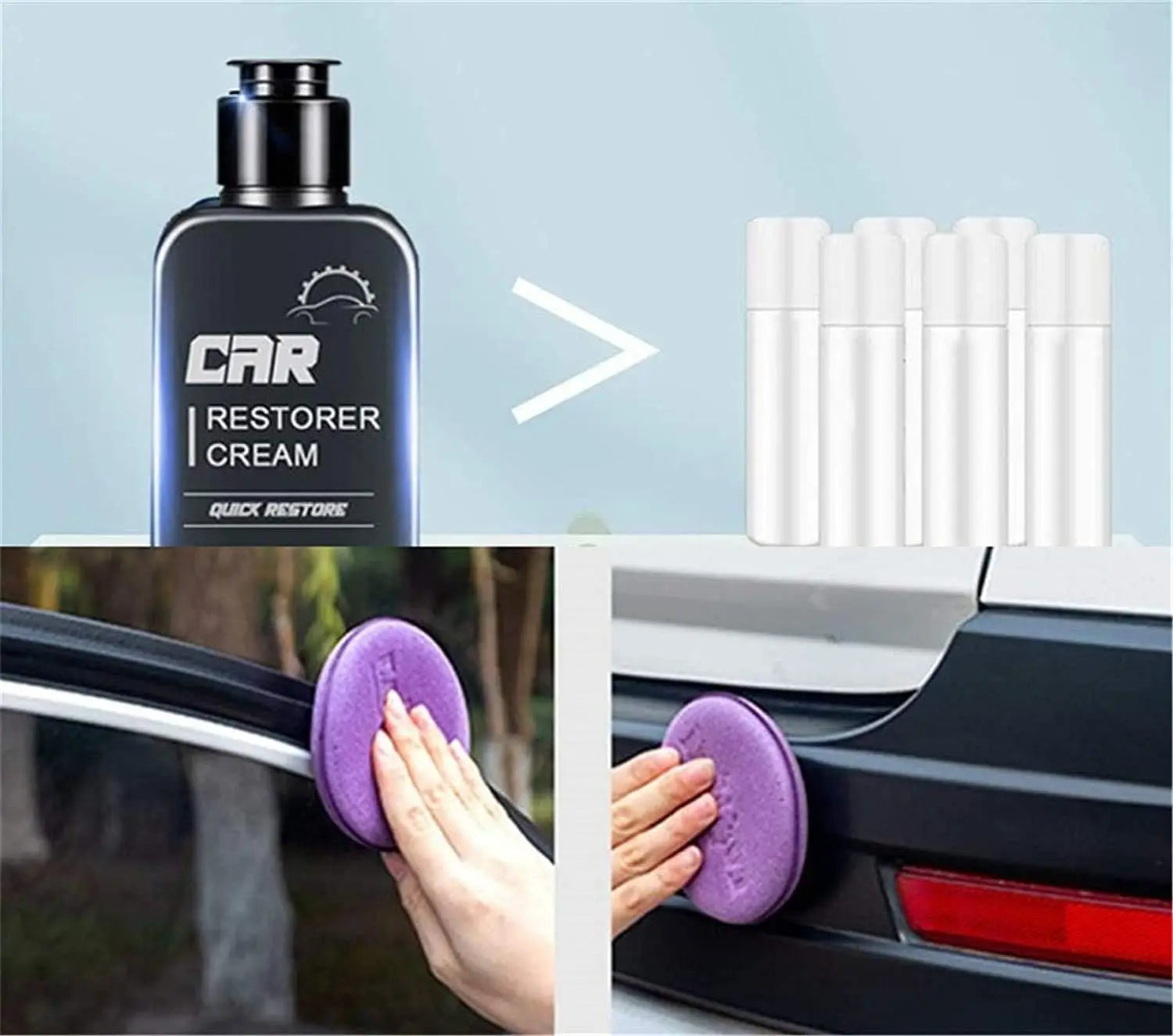 Car restorer cream (pack of 2)