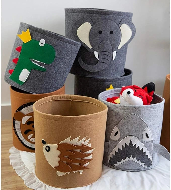 Cute foldable laundry basket
