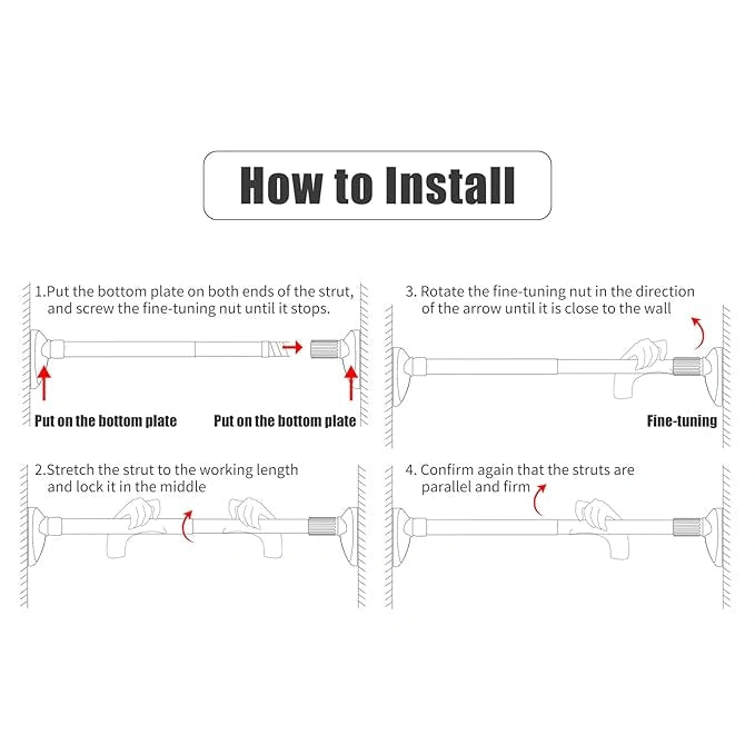 Adjustable hanging pole – pack of 1