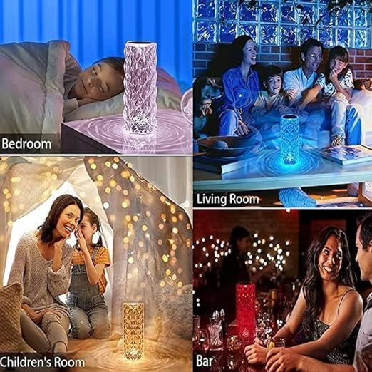 Crystal touch night light