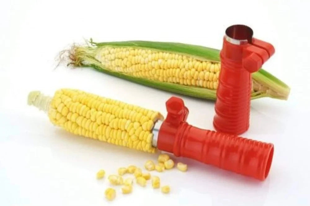 Adjustable corn kernel cutter