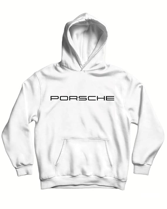 Men’s white graphic hoodie