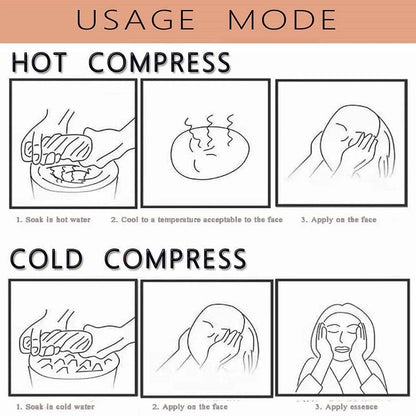 Facial Hot and Cold Compress Mask (Pack of 1)