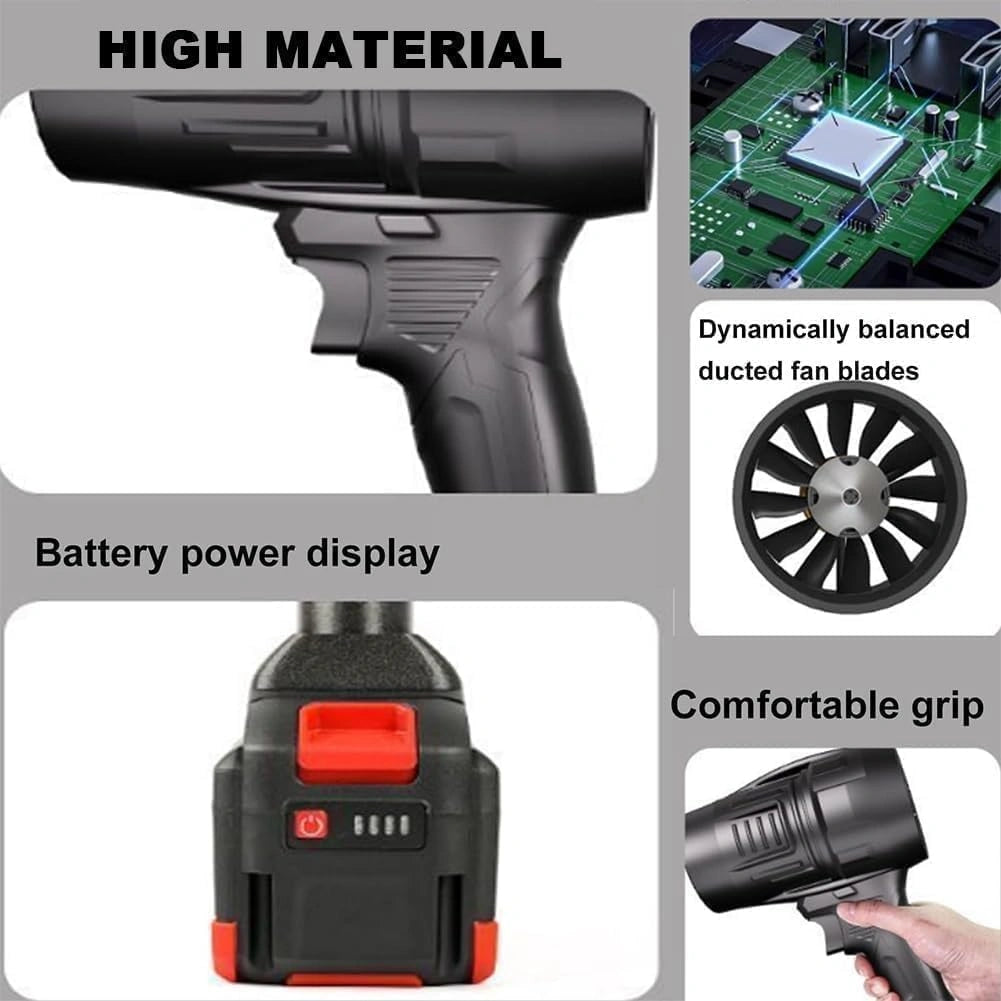 Cordless turbo jet blower