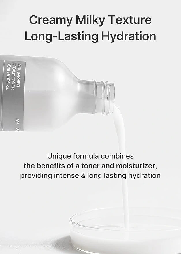 Dual barrier creamy toner – 150ml