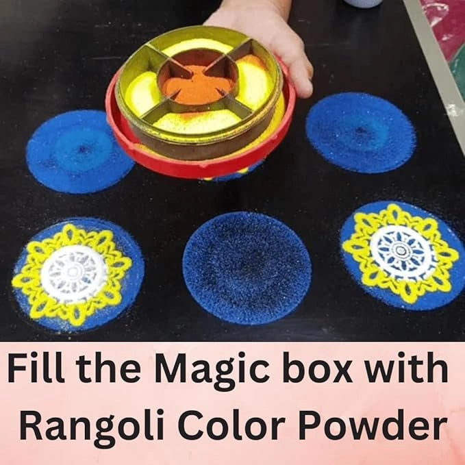 Rangoli kit with magic tool – pack of 1