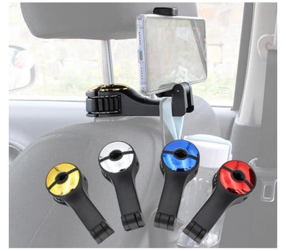 2-in-1 Car Seat Hook & Phone Holder (Pack of 2)