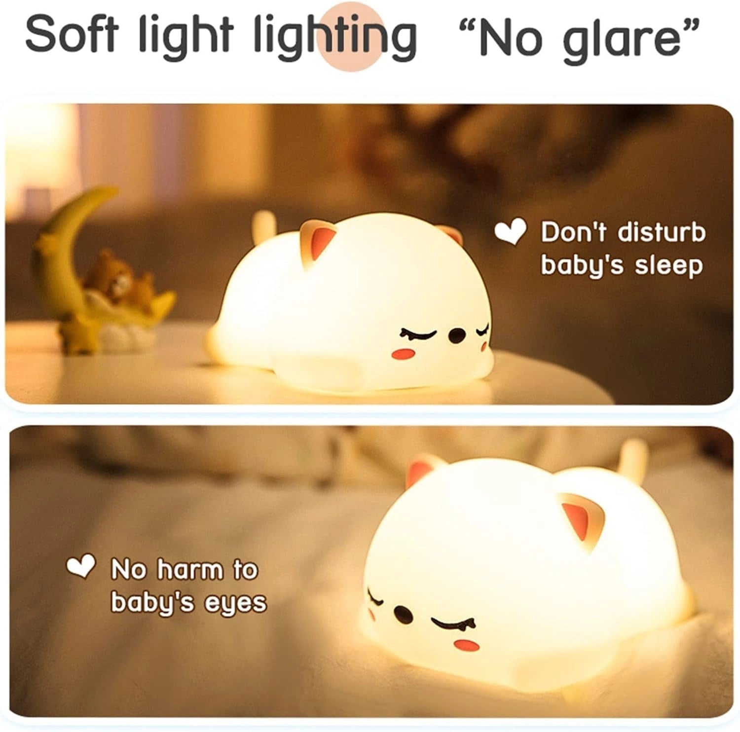 Snoring cat night light – pack of 1