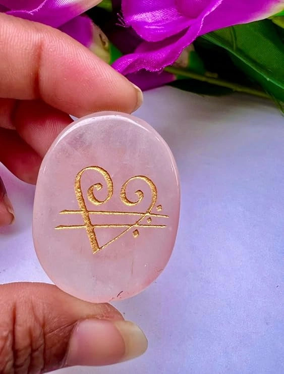 Rose quartz zibu stone – pack of 1
