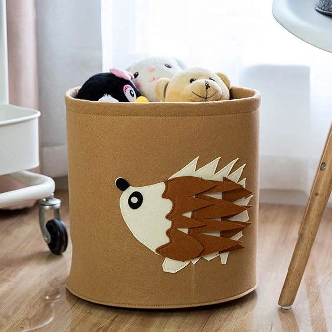 Cute foldable laundry basket