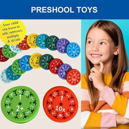 Math fidget spinner – learning toy