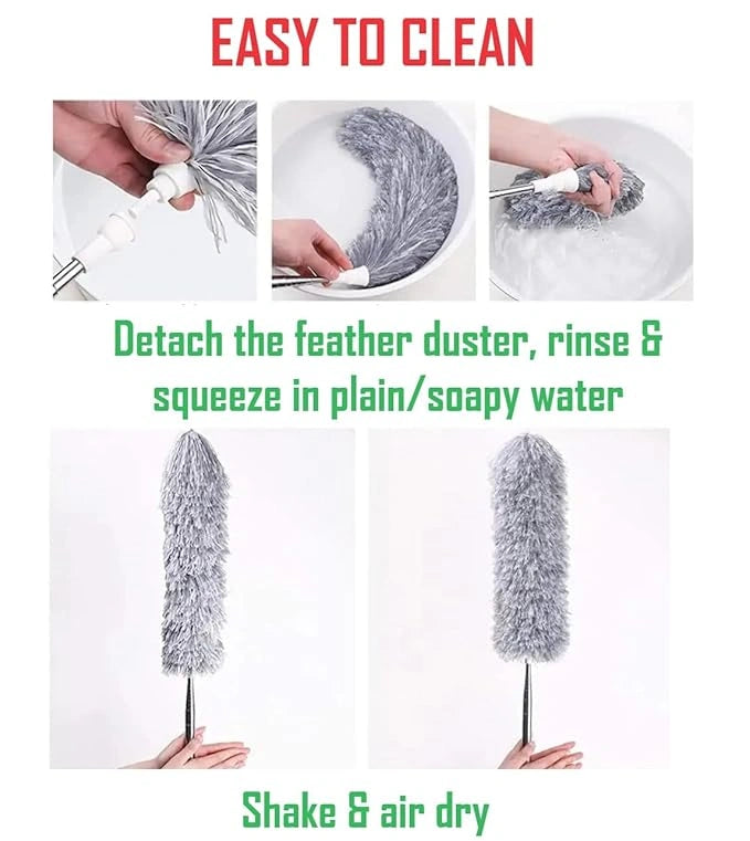 Microfiber telescopic duster – pack of 1