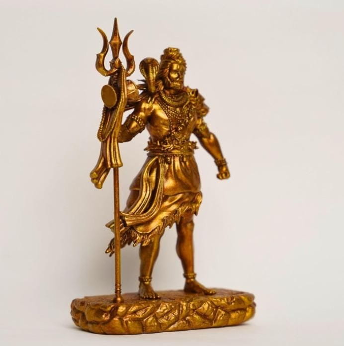 Shiva statue car dashboard idol