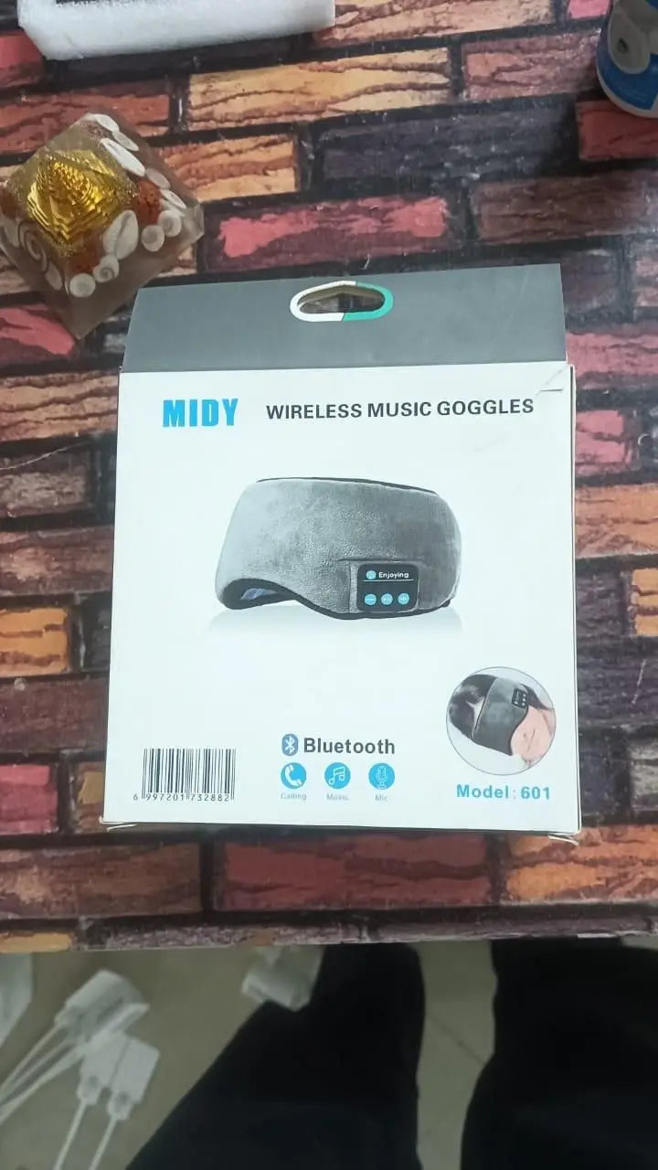 Wireless bluetooth eye mask with music