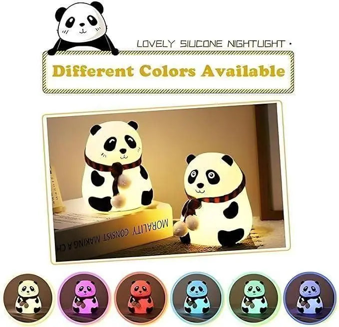 Cute panda night light for kids