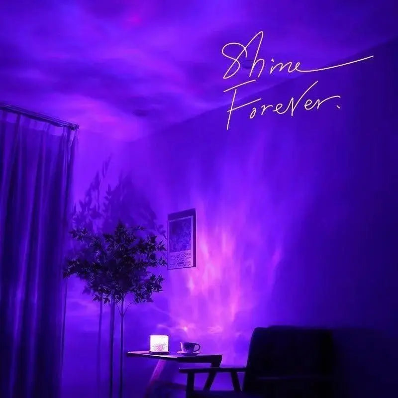 Water ripple aura night lamp