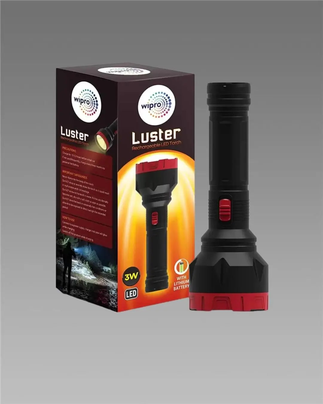 3W LED Rechargeable Torch