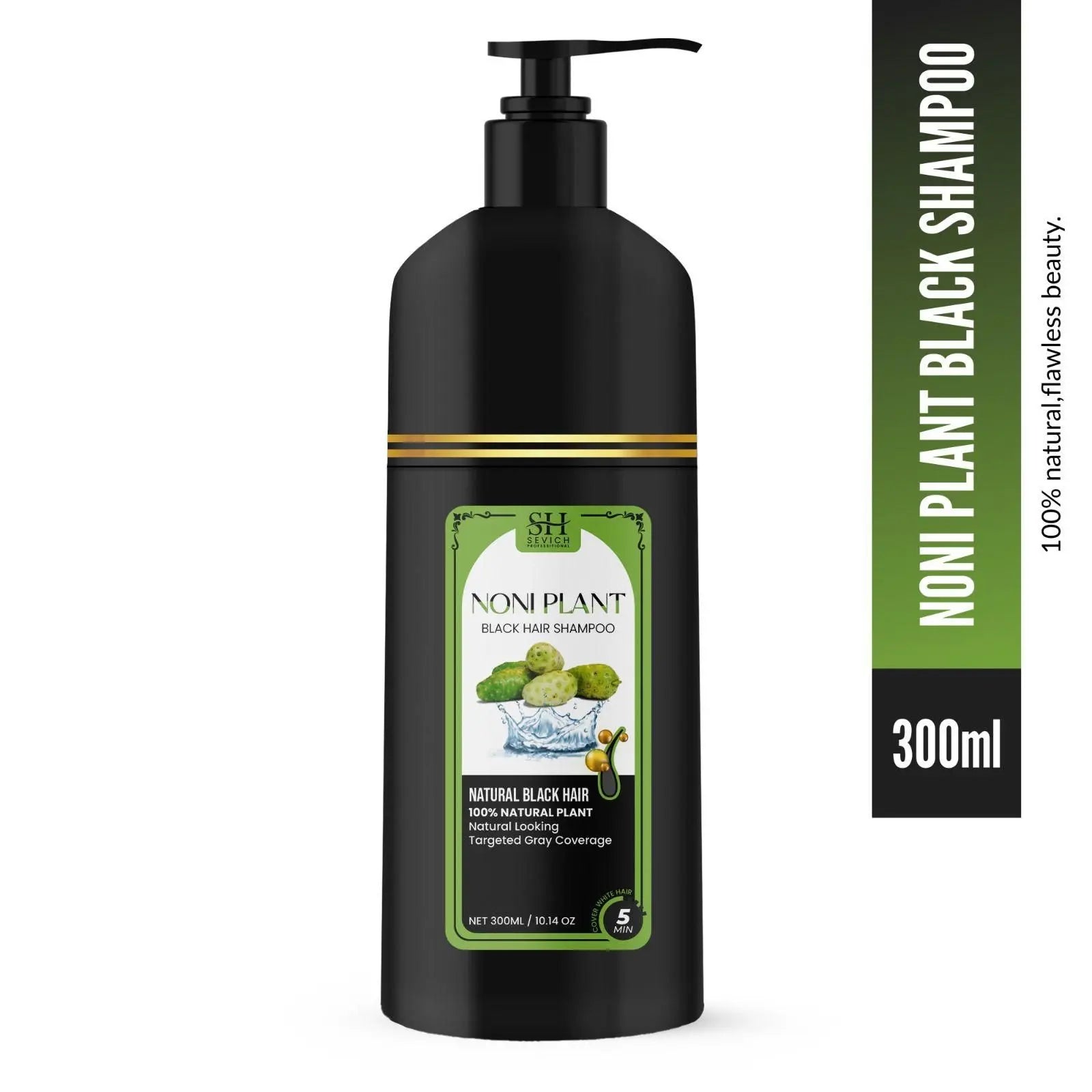 Noniplant black hair shampoo – 300ml (pack of 2)