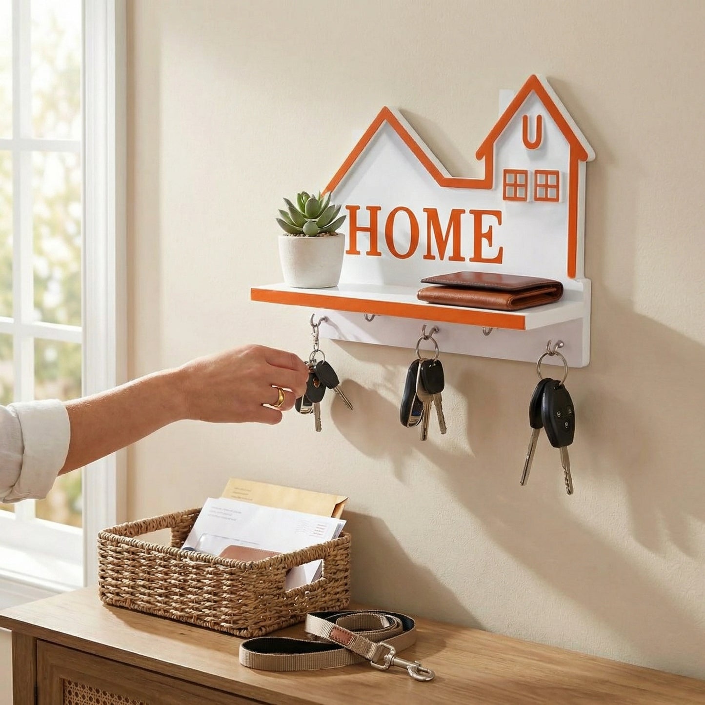 Antique Key Holder Wall Decor