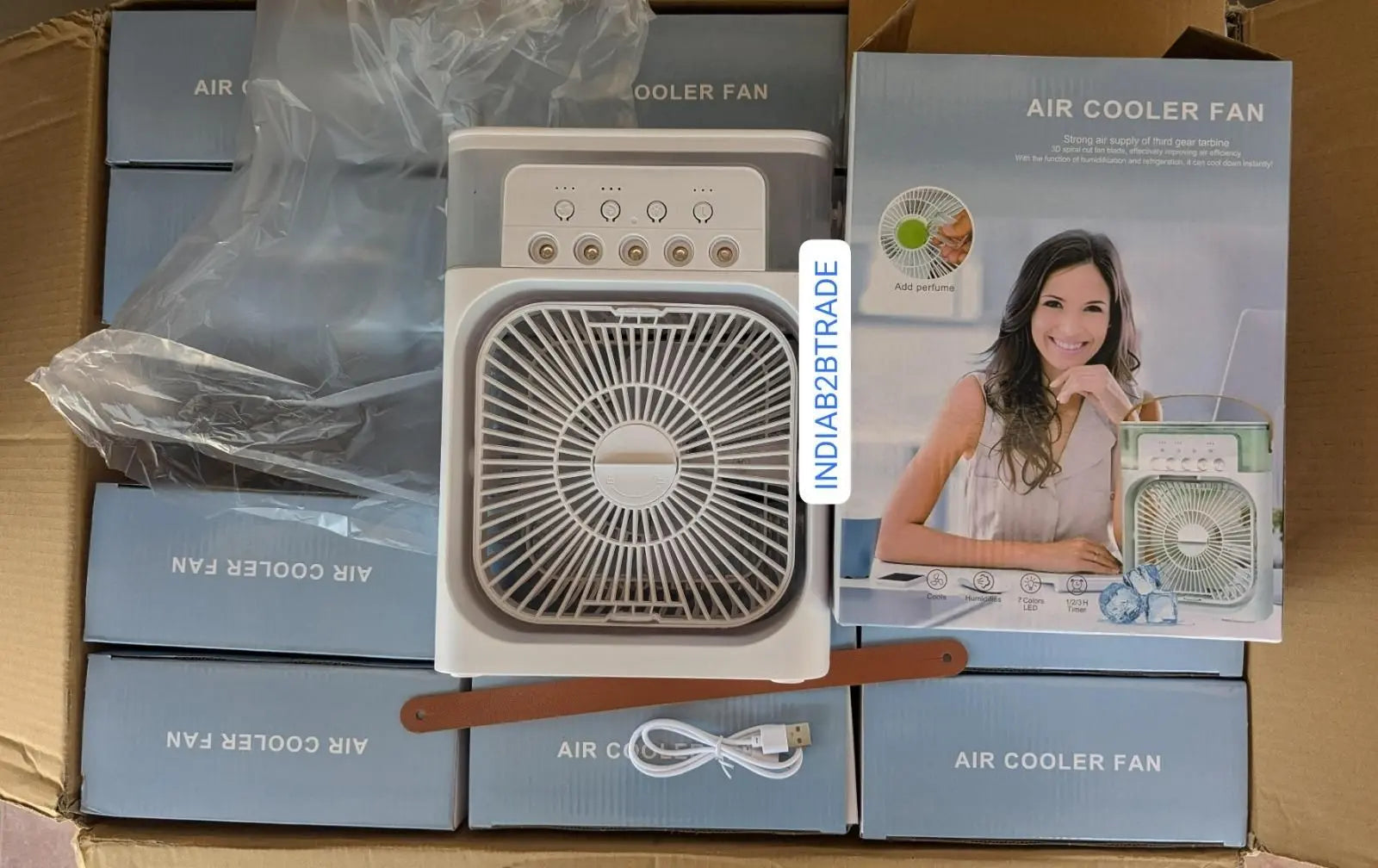 Usb mist cooling fan