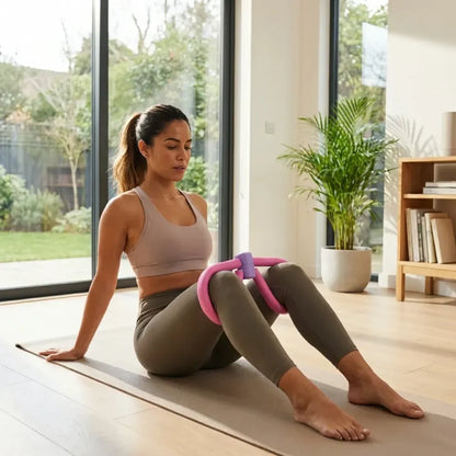 6407 fitness thigh toner - muscle toning gym or home equipment - leg blaster for trimming arms abs glutes and legs