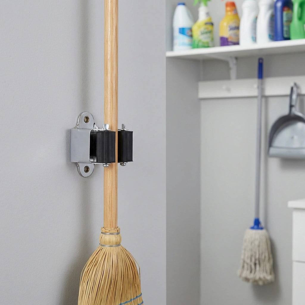 Heavy-Duty Broom Holder