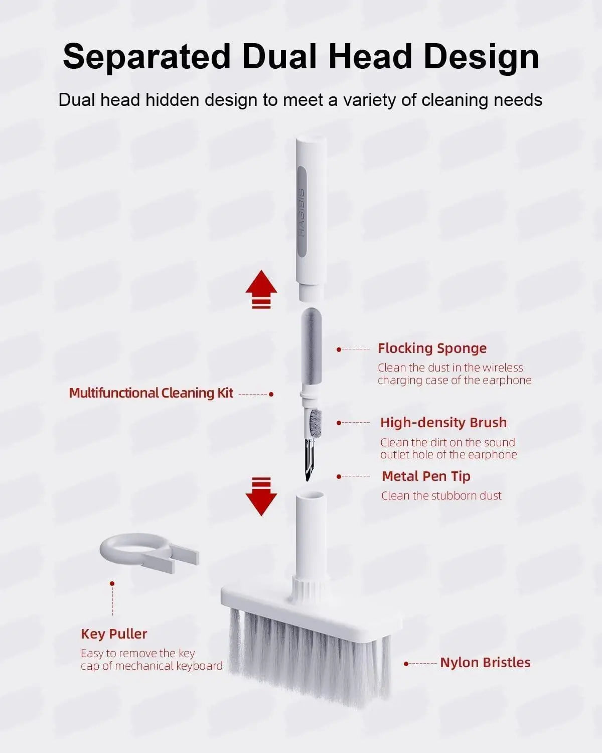 1 keyboard cleaning brush kit