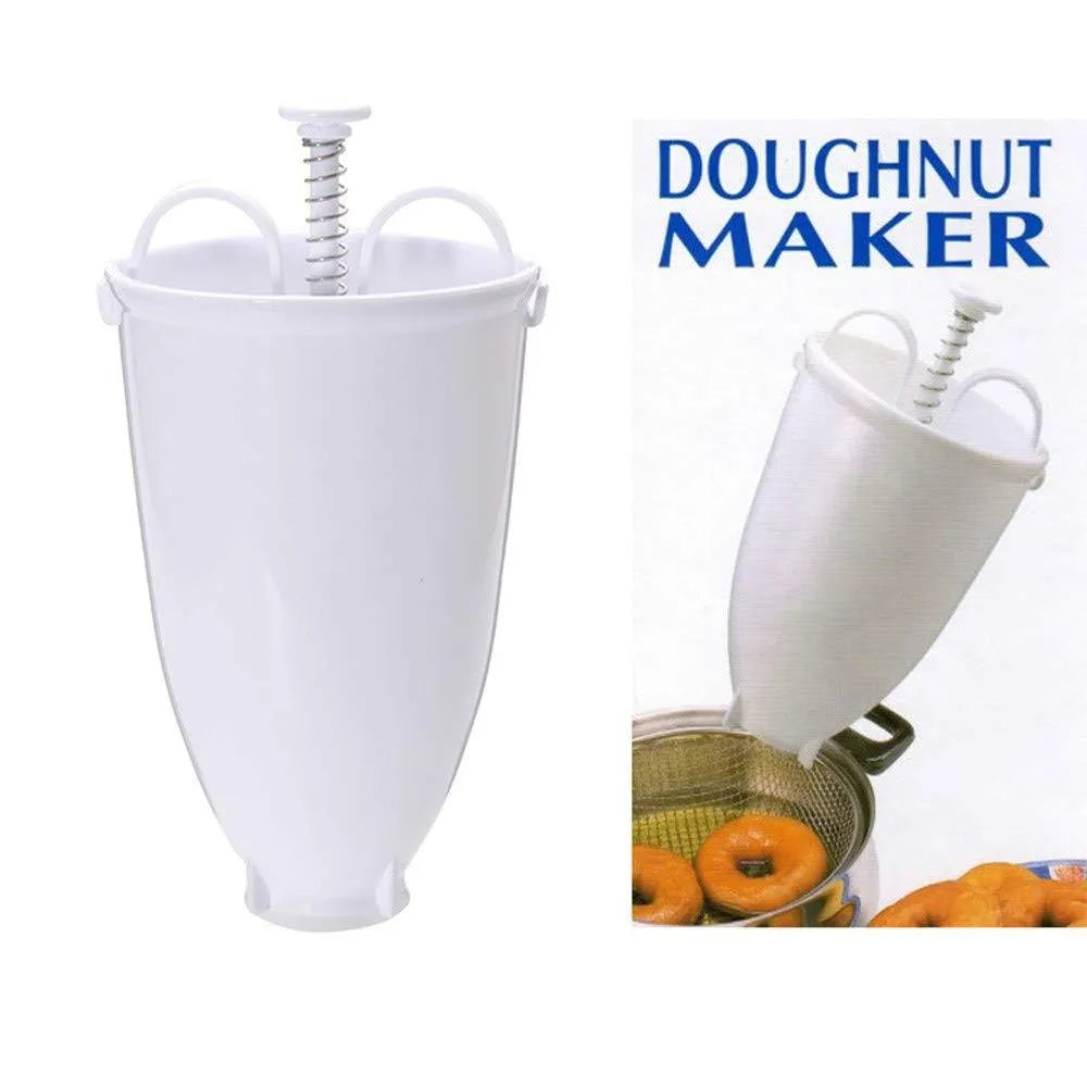 646 mini donut maker dispenser - plastic vadameduwada - kitchen tool