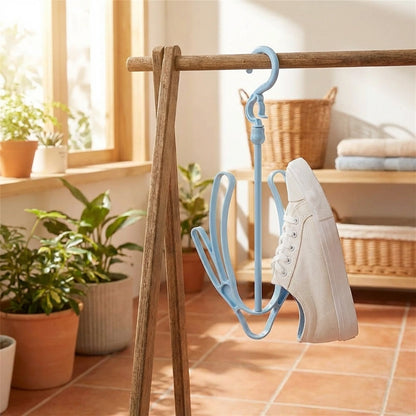 Rotatable Shoe Drying Hanger