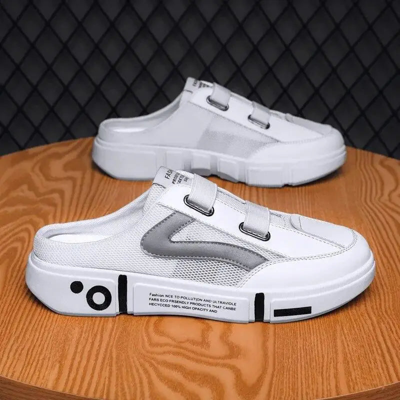 Half slippers - non-slip casual shoes for men