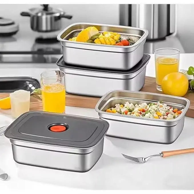 Stainless steel lunch container