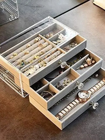 3 Layer Jewellery Storage Box