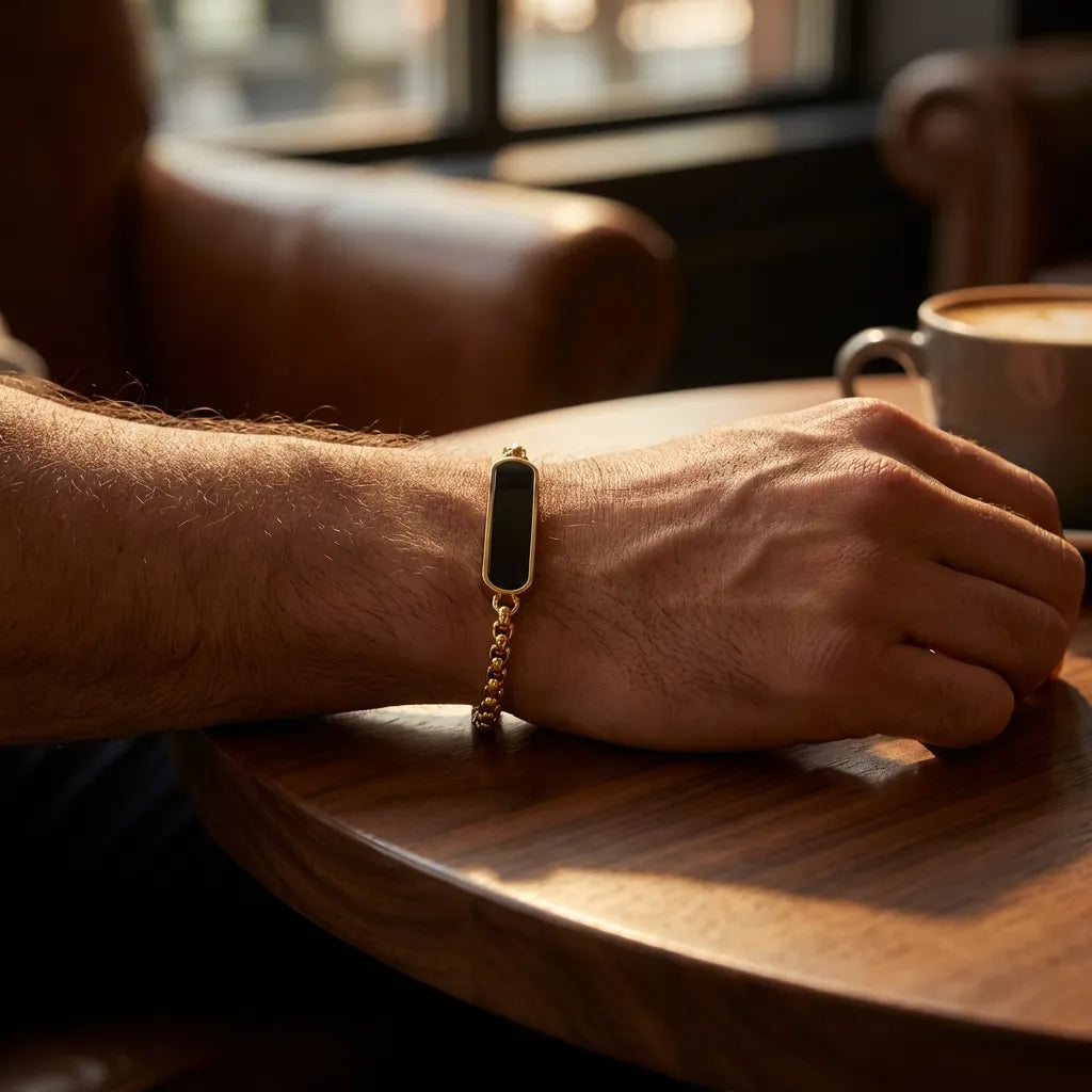 Elegant Silver Rakhi Bracelet