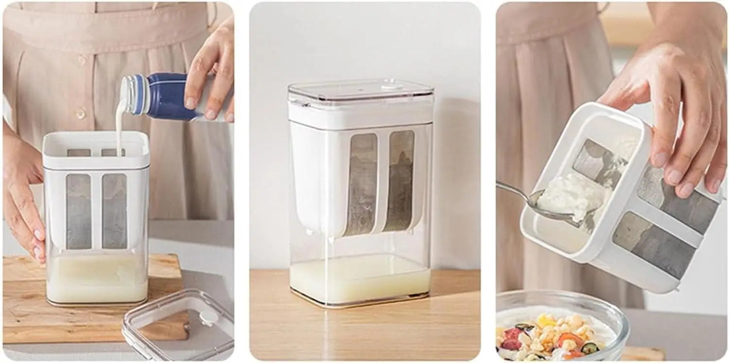 Yogurt maker filter strainer curd