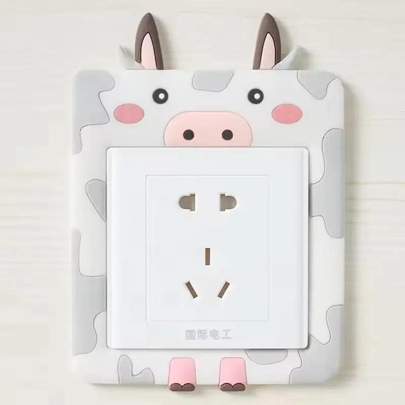 Cartoon power socket stickers – 4 pc